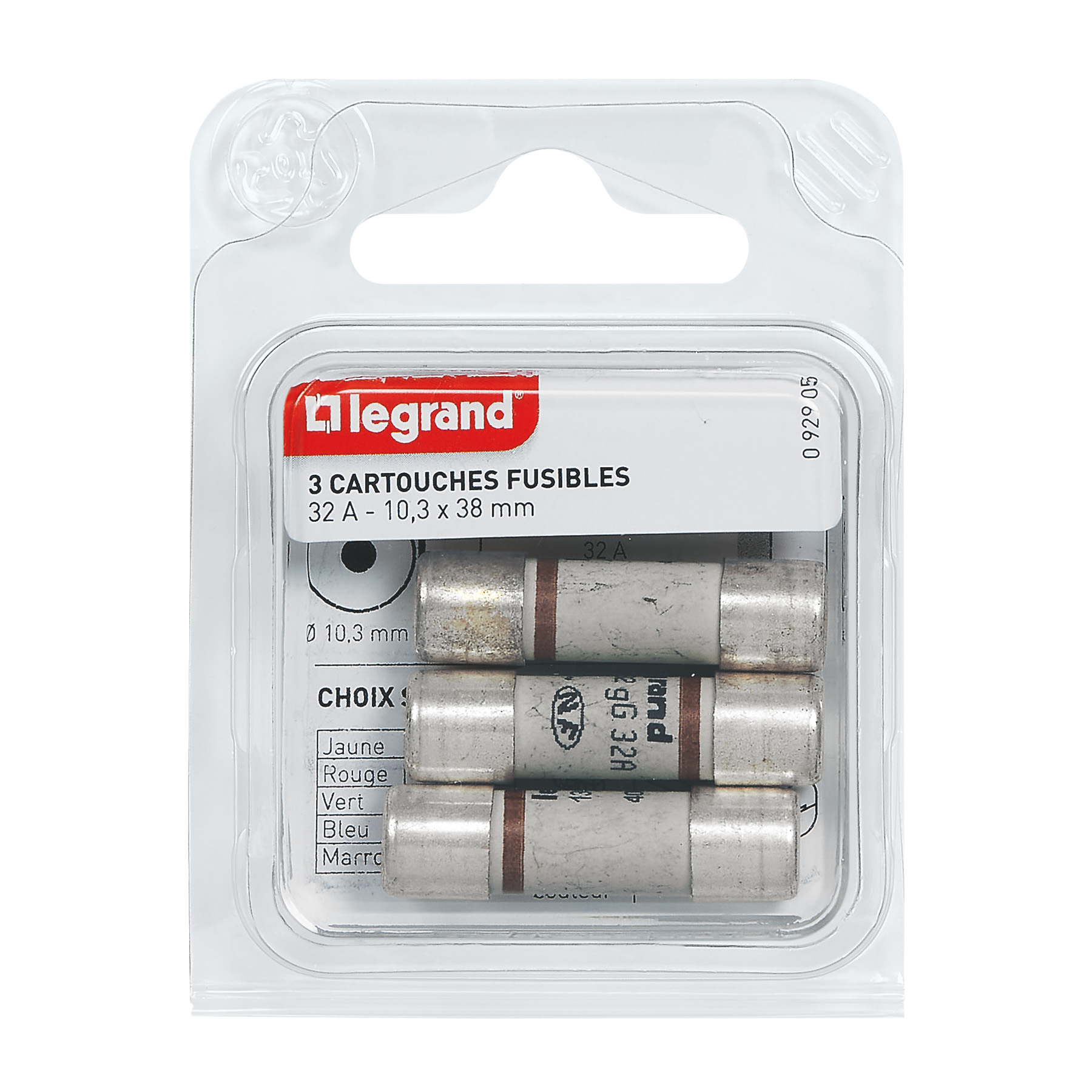 Lot De 5 Fusibles Céramiques R015 10x38 Mm - 500 V, Différents Ampérages (0,5A à 32A) - Protection Électrique