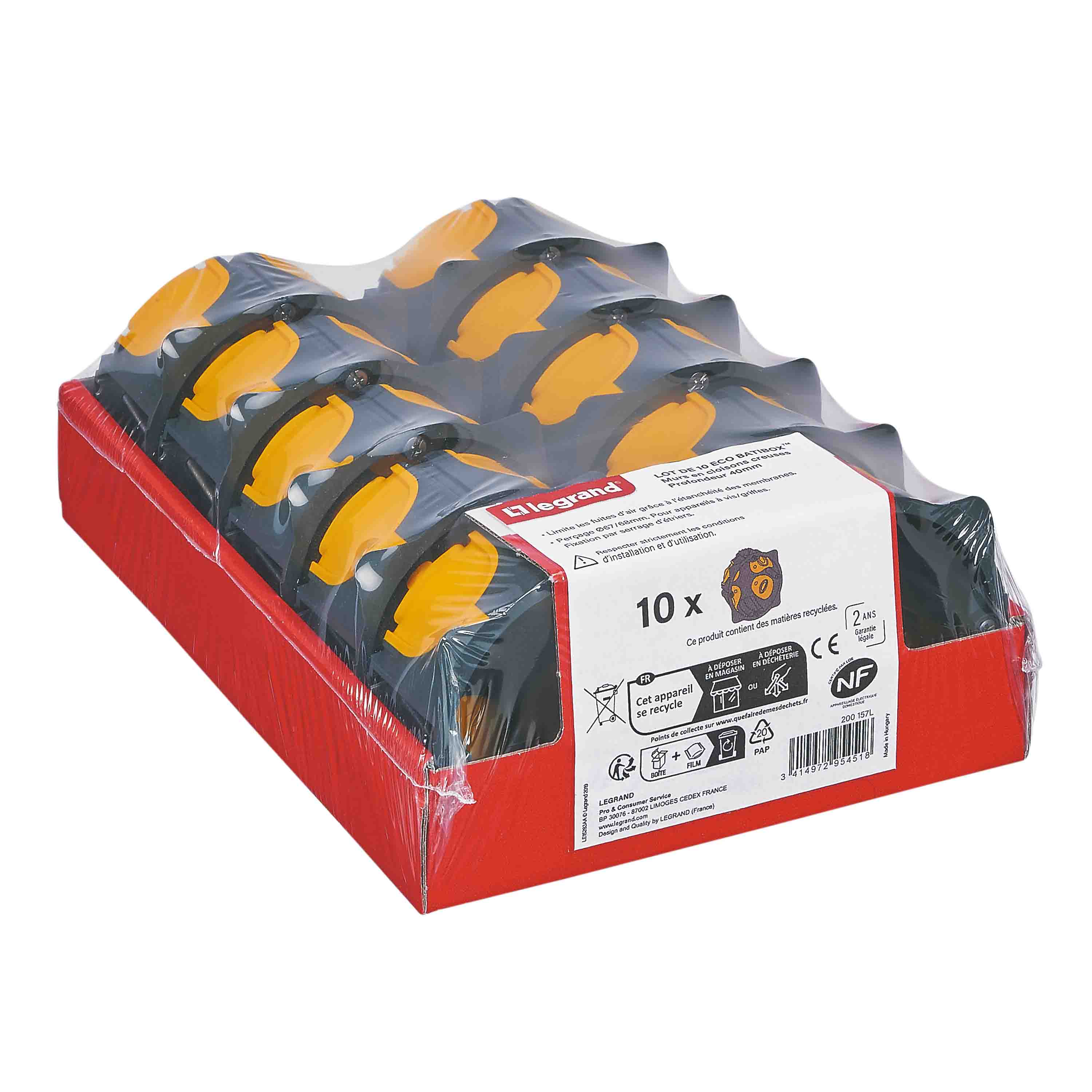 LEGRAND Gabarit De Pose Batibox Avec Niveaux à Bulle + Niveau Milwaukee 4932459100 Rouge