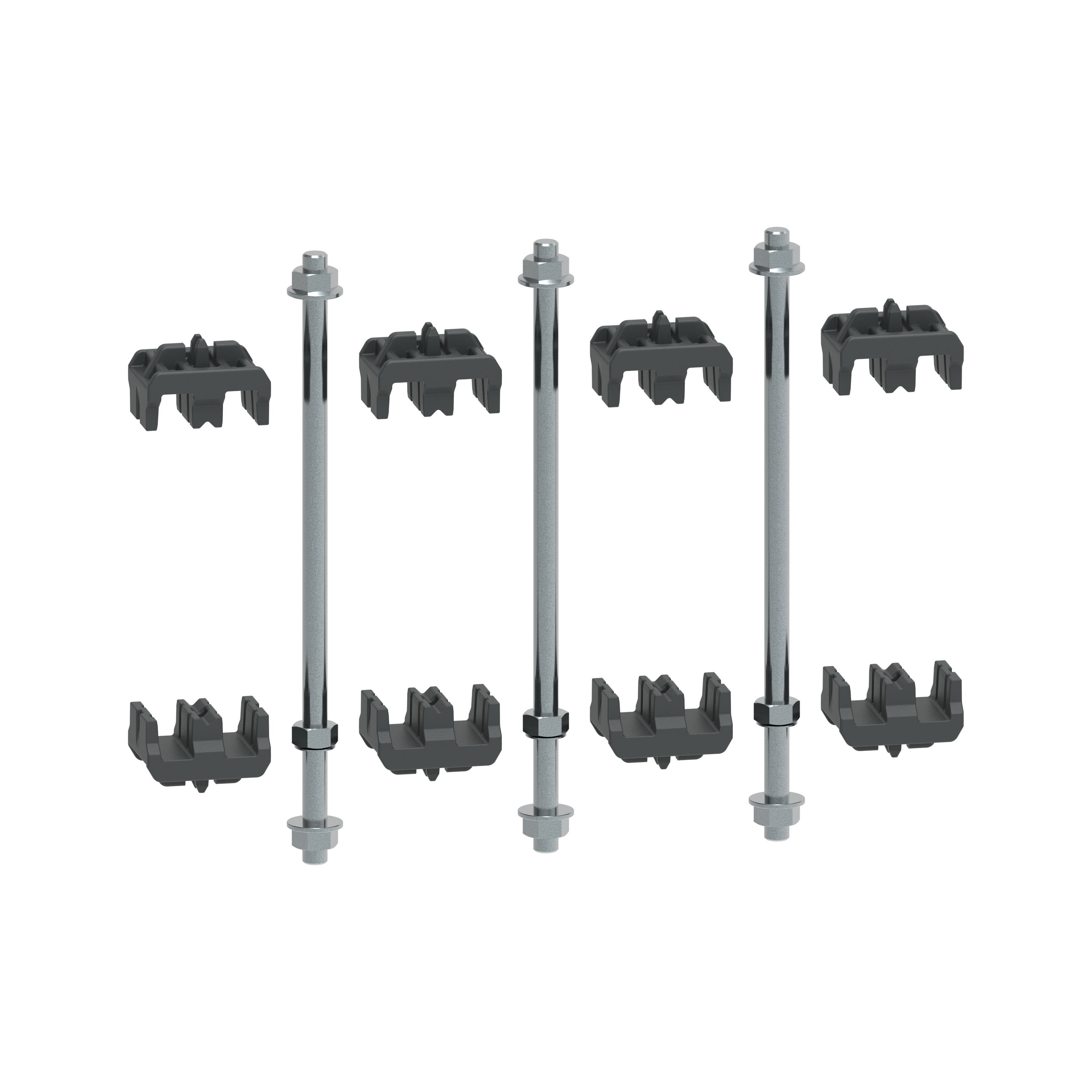 3VB120CU10 Kit Visserie Jeu De Barres Pour Barres Cuivre paisseur 10mm 3VB120CU10 Kit Visserie Jeu De Barres Pour Barres Cuivre paisseur 10mm