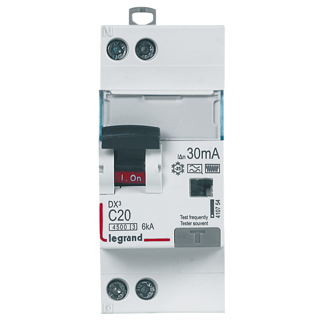 Disjoncteur Différentiel Legrand DX³ 4500 32A Type F 30mA - 1P+N - Pour Tableau électrique