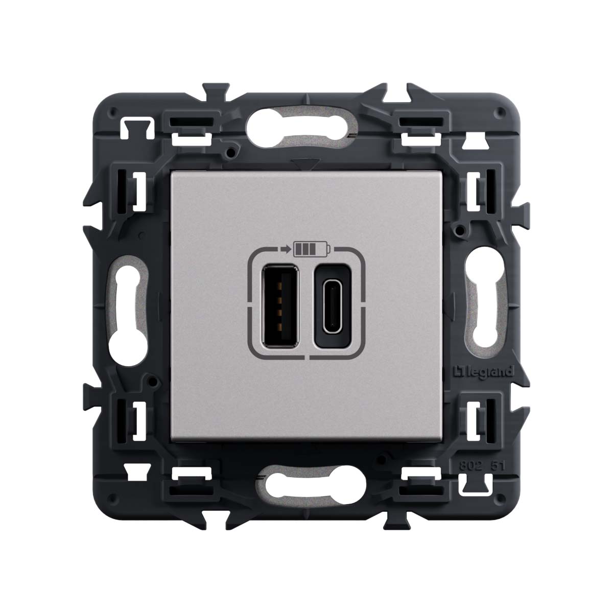 Cargador USB Valena Next - 2 USB Tipo A+C - 20W - Aluminio | 741332L ...