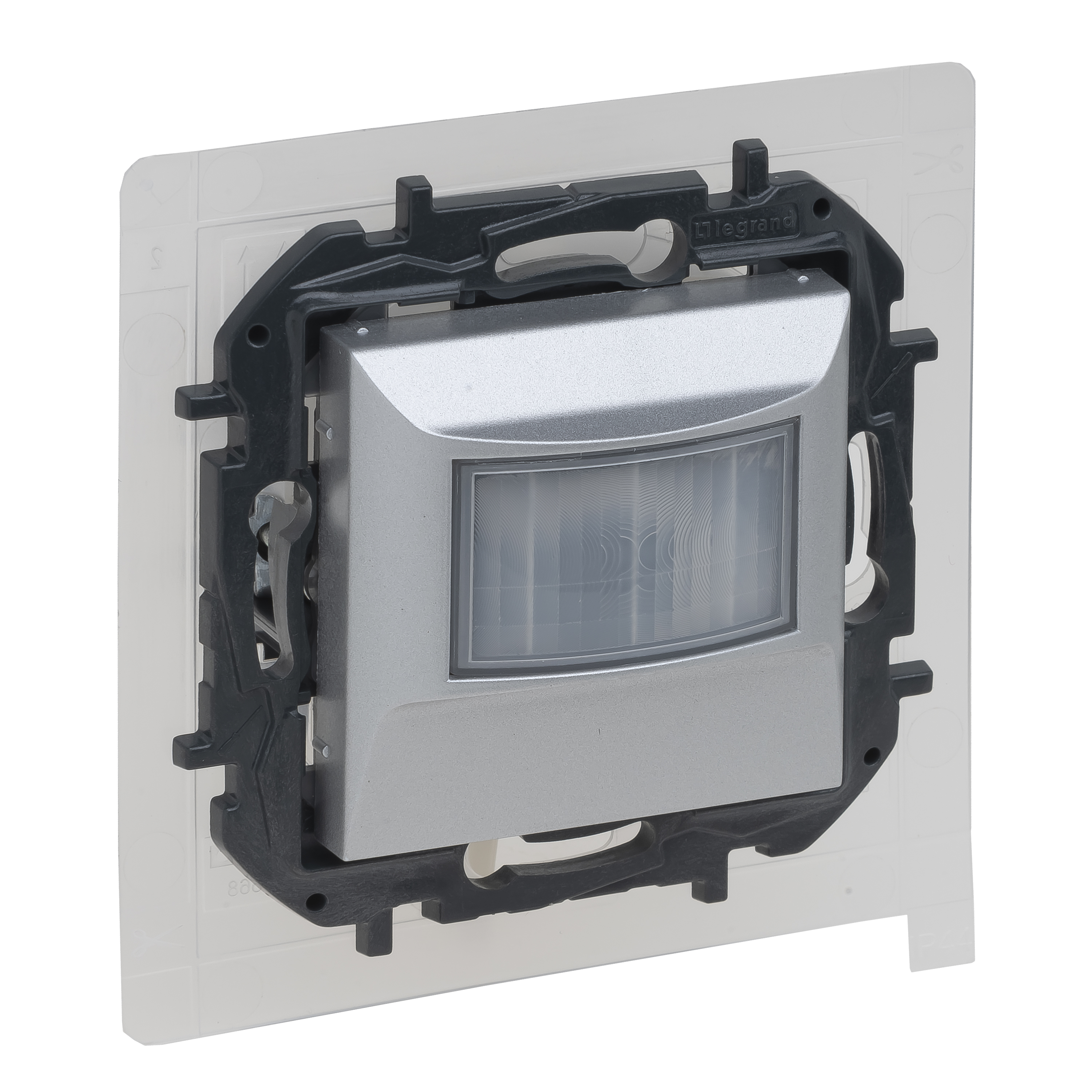 NiloéStep mozgásérzékelő falba IP44 3-vezetékes 170° PIR 8m-előre(/hátra) 100W/LED 240V IP44 LEGRAND