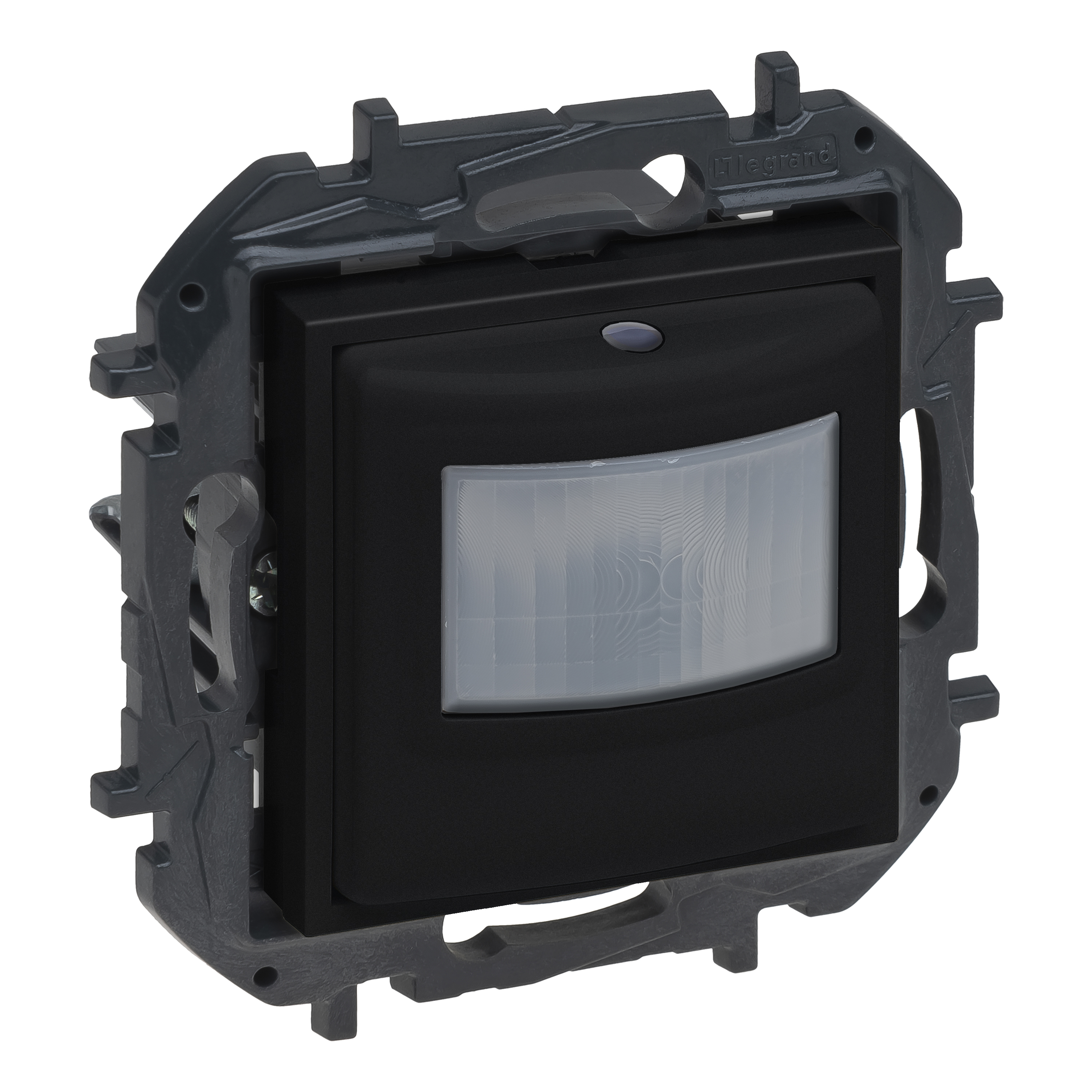 NiloéStep mozgásérzékelő falba 2-vezetékes 170° PIR 8m-előre(/hátra) 100W/LED 240V fekete LEGRAND