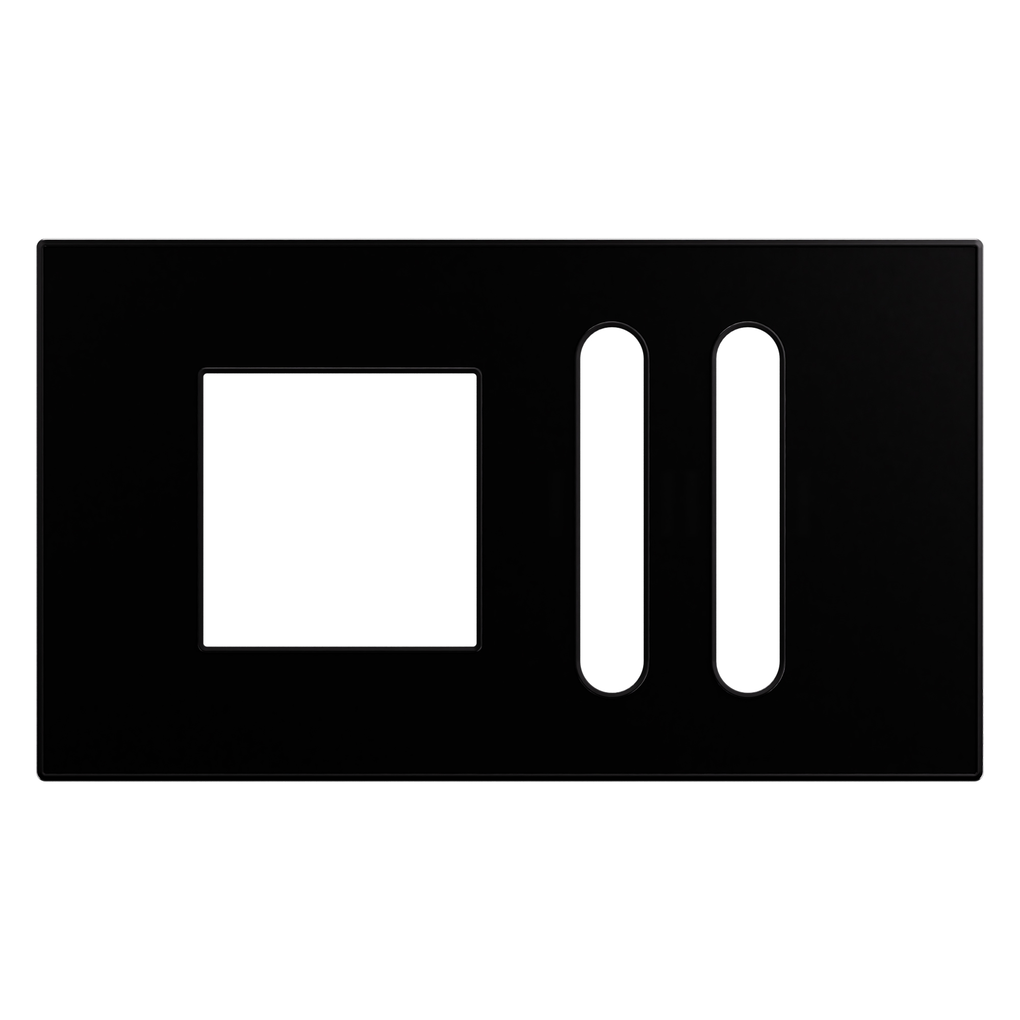Arteor Advance - 4 modules hybrid plate for 2 modules + 2x1 module ...