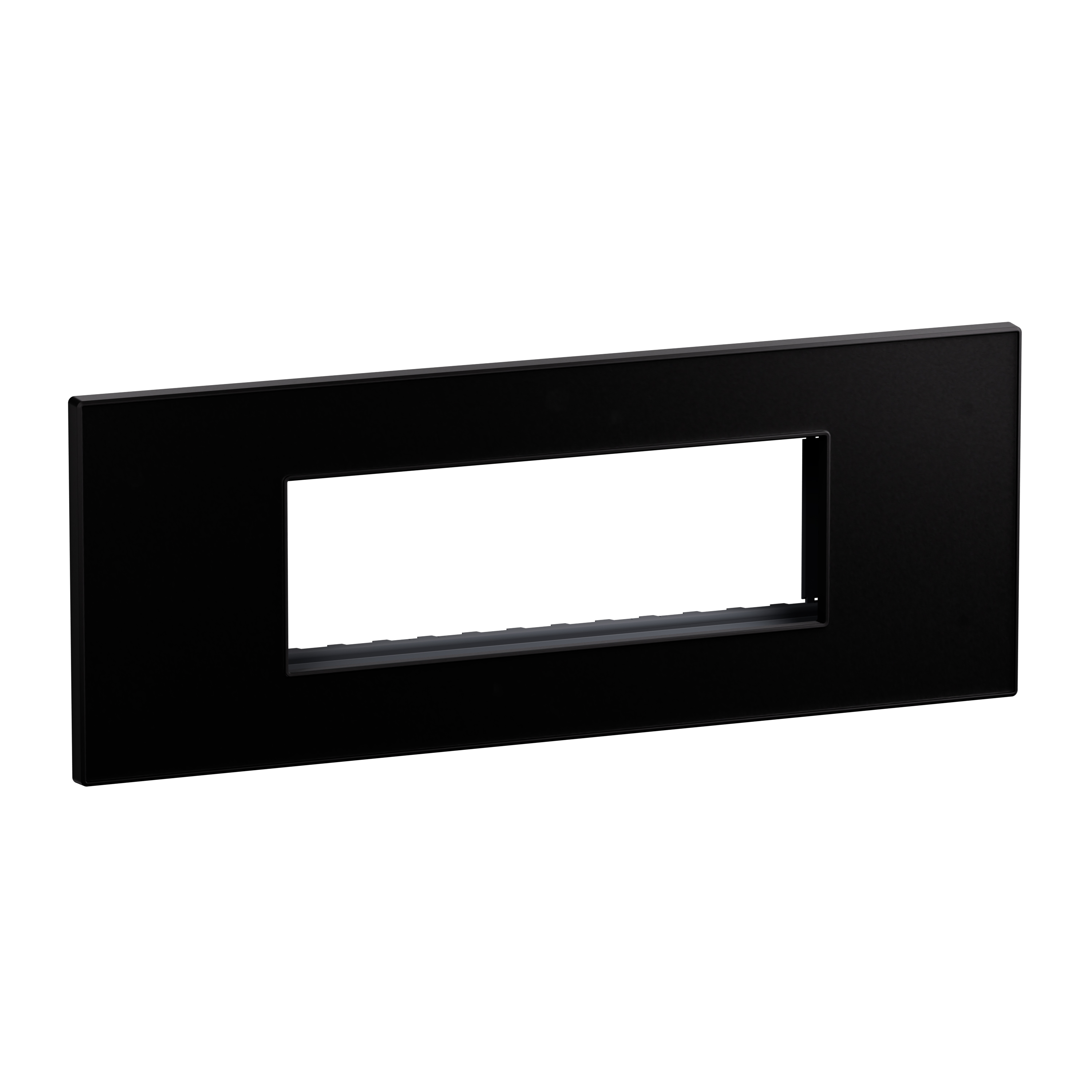 Arteor Advance - 6 modules British standard plate+frame frosted black ...