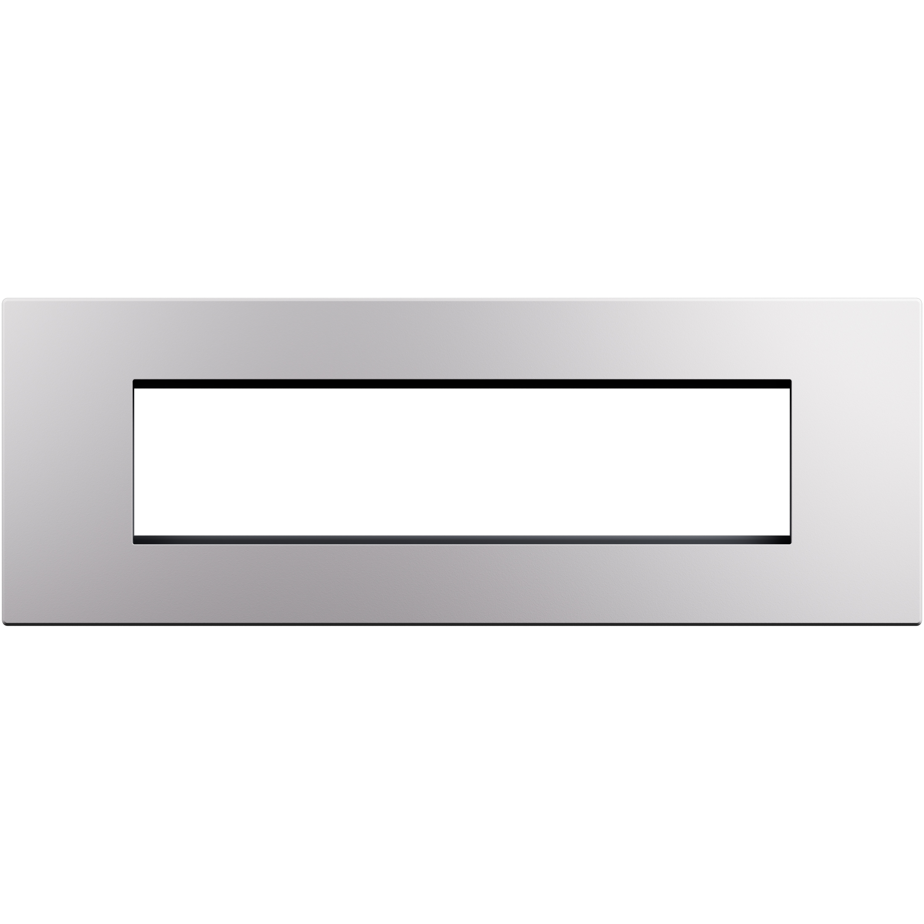 8 Module Horizontal Arteor Advance - 8 modules plate+frame matt white - 8-module horizontal ...