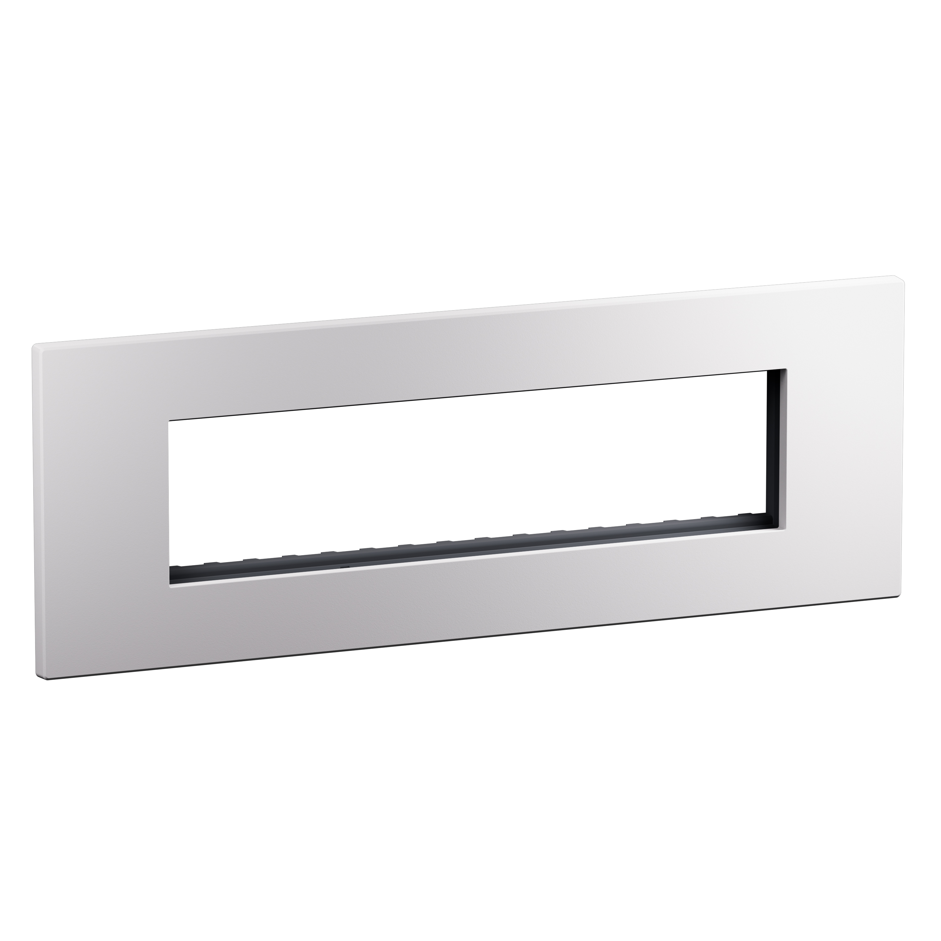 8 Module Horizontal Arteor Advance - 8 modules plate+frame matt white - 8-module horizontal ...