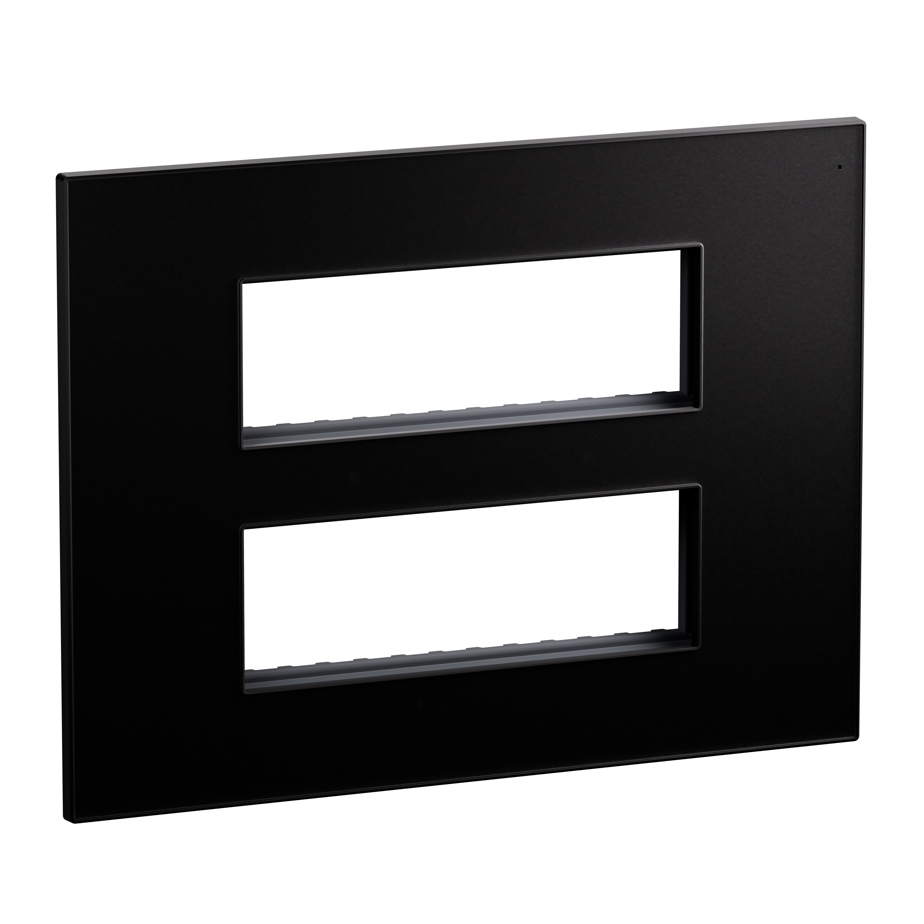 Arteor Advance - 2 x 6M BS plate+frame frosted black - 2 x 6 modules ...