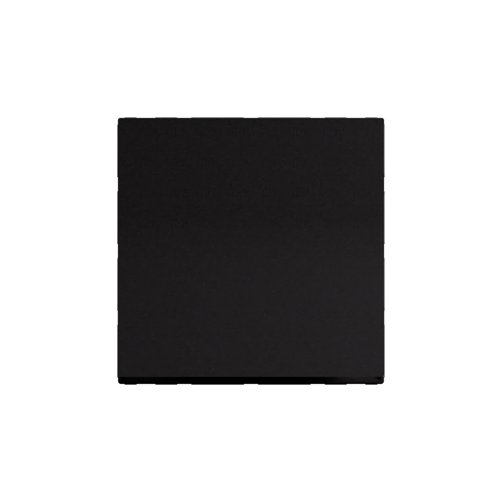 Arteor Advance - 2 modules 1 way 16AX single pole switch matt black ...