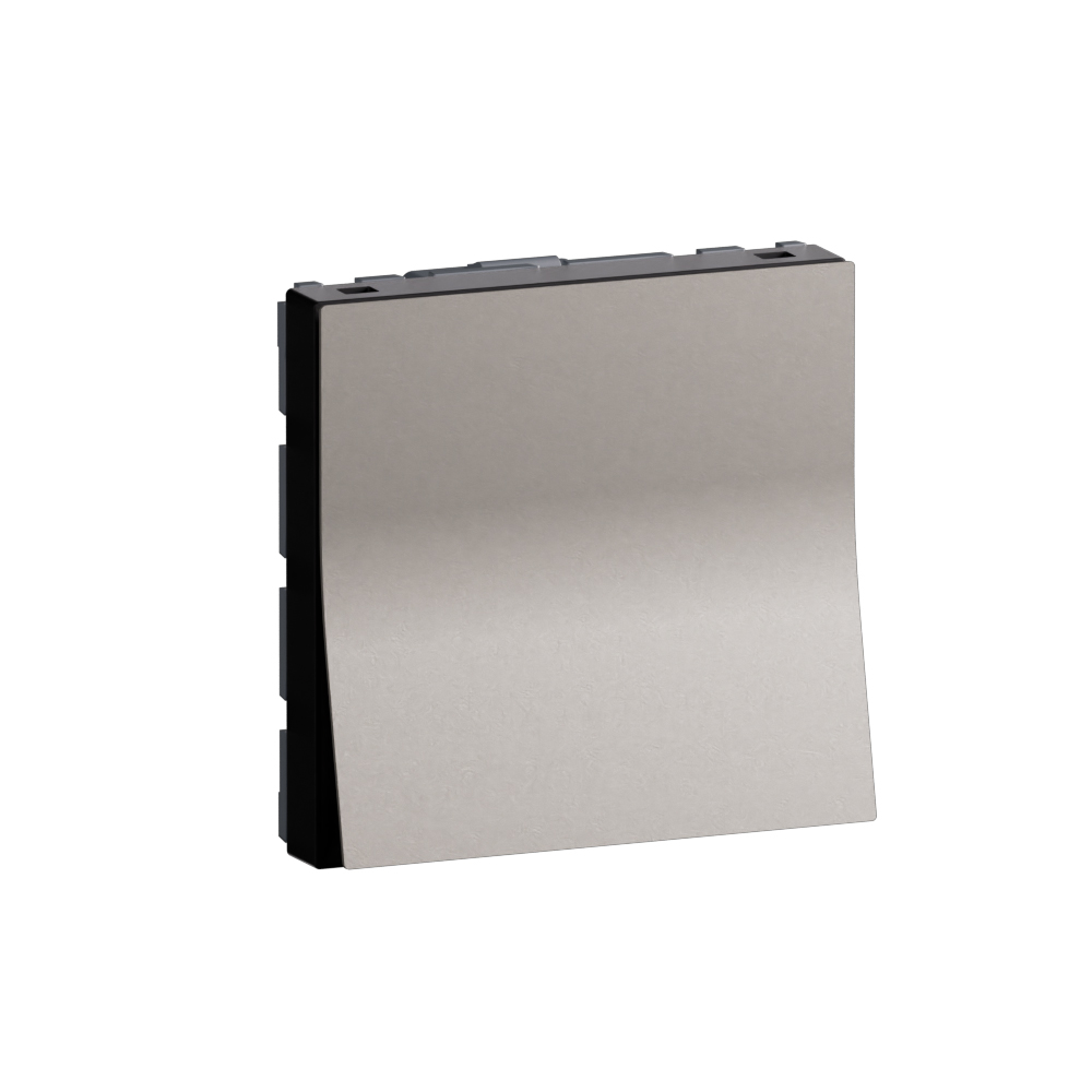 Arteor Advance - 2 modules 2 way 10A push button matt titanium - 2M ...