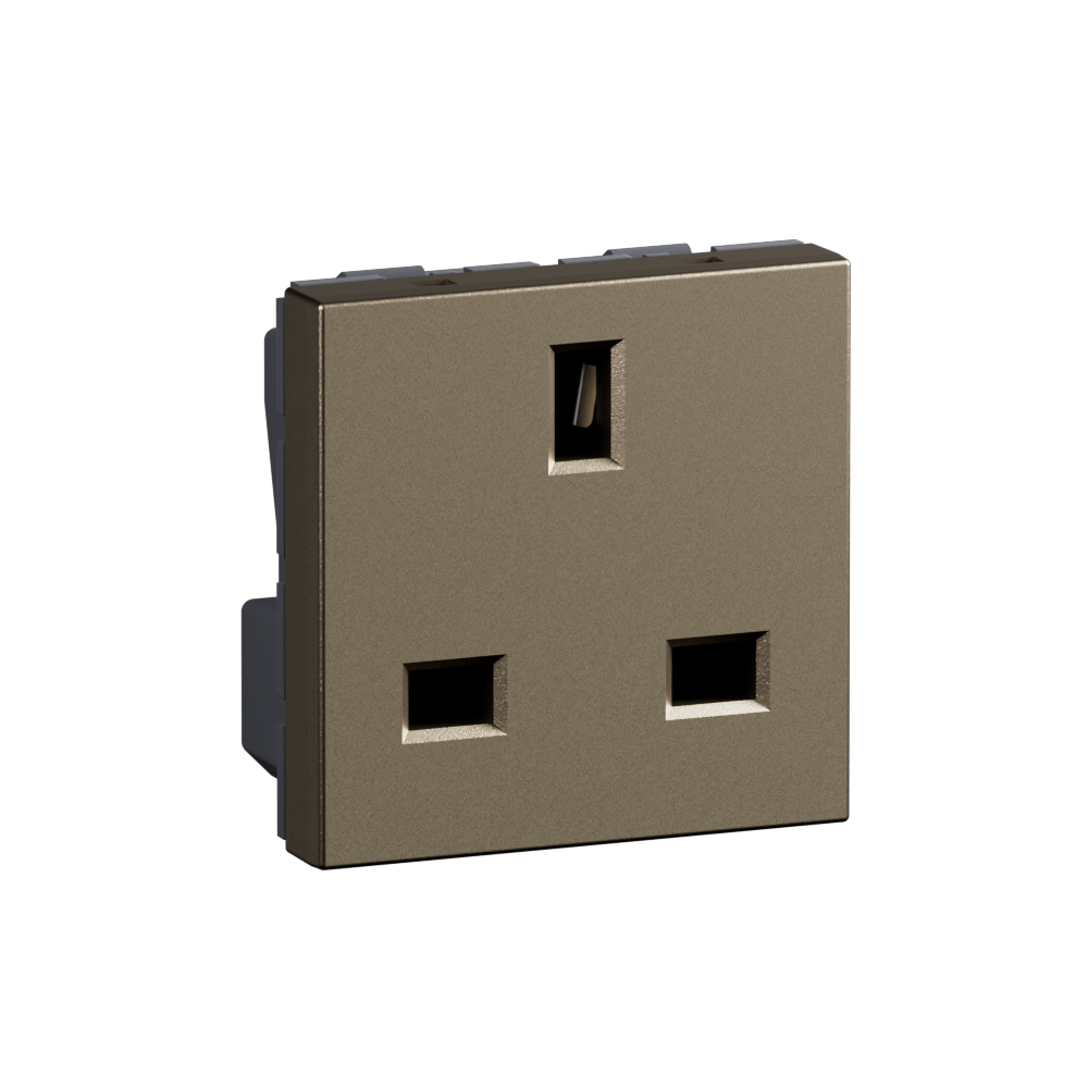 Arteor Advance - 2 modules British standard 13A 2 poles + earth ...