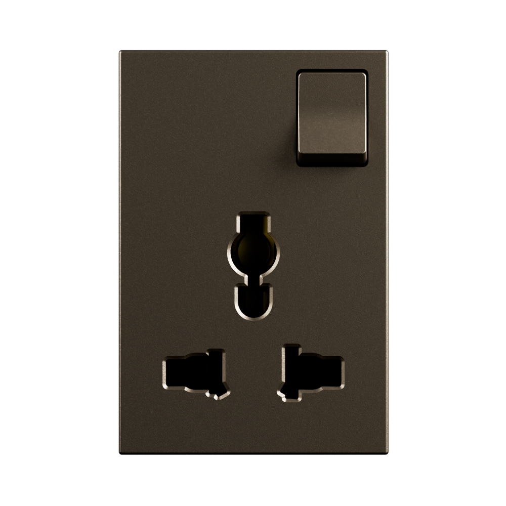 Arteor Advance - 3 modules multistandard 2 poles + earth shuttered ...