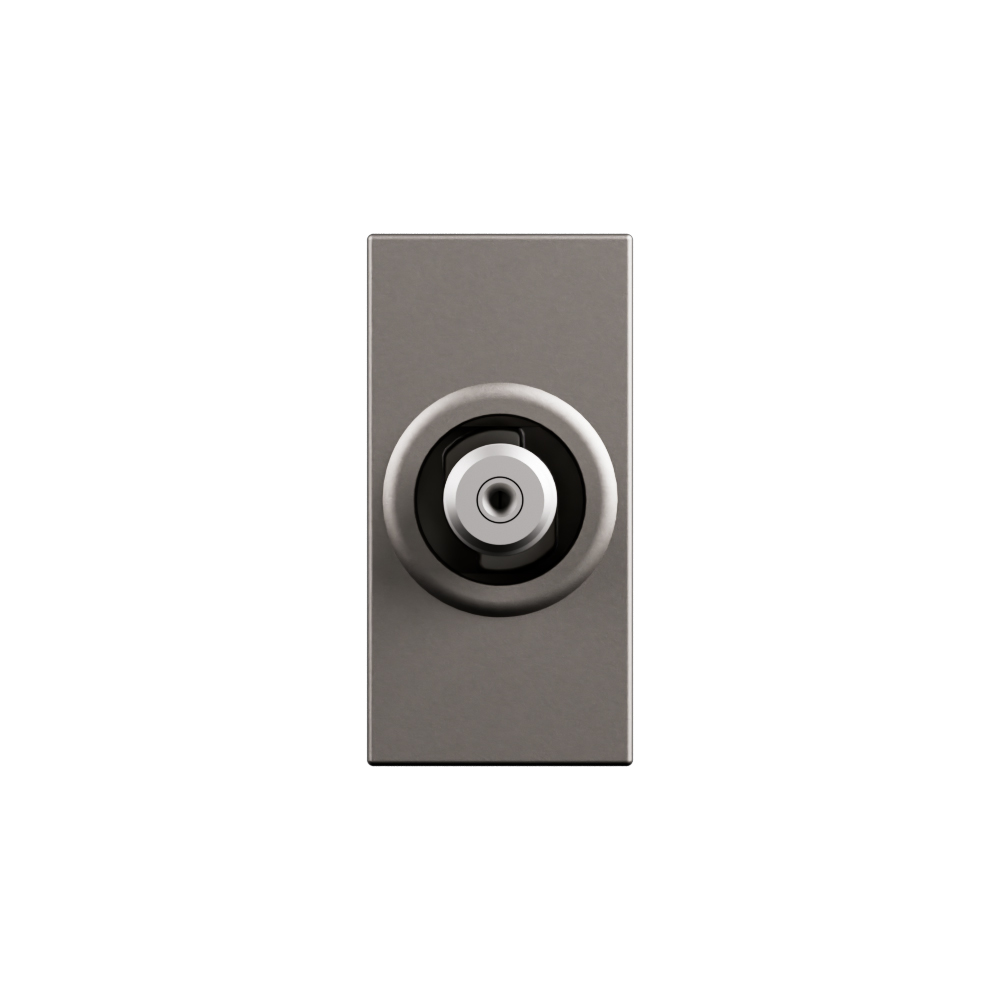 Tv Rear Socket Types Chart Arteor Advance - Television F type socket matt titanium - 1-module end ...