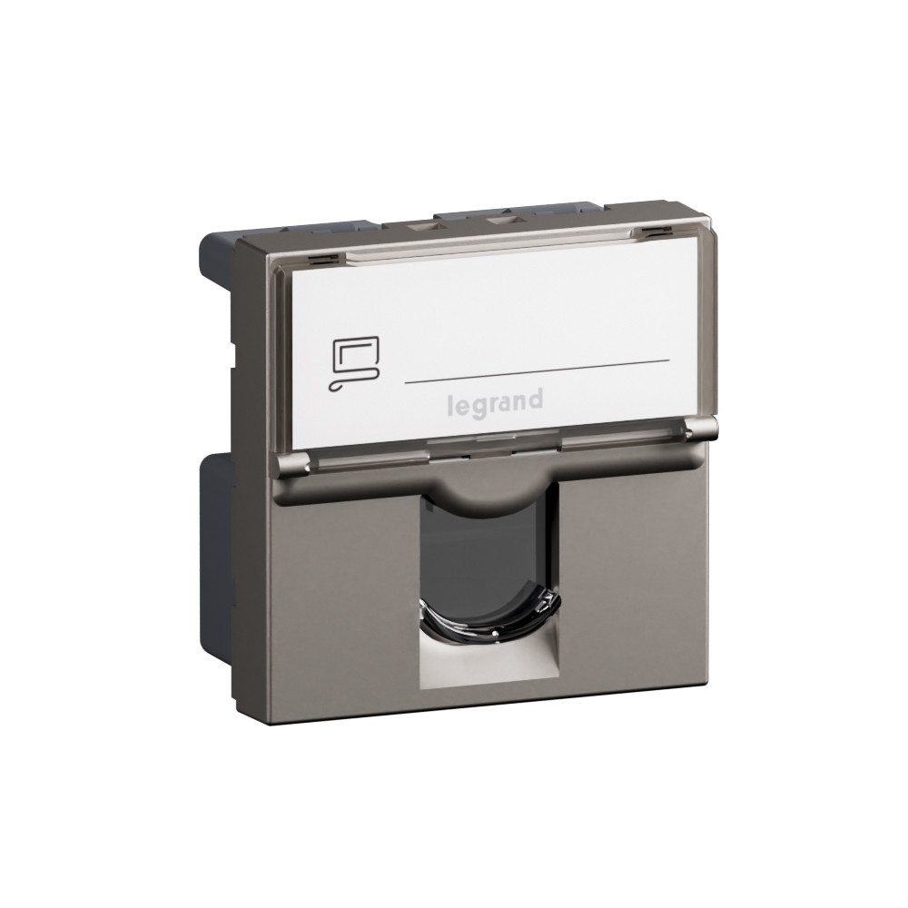 Arteor Advance - 2 modules single master telephone socket - RJ45 8(4 ...