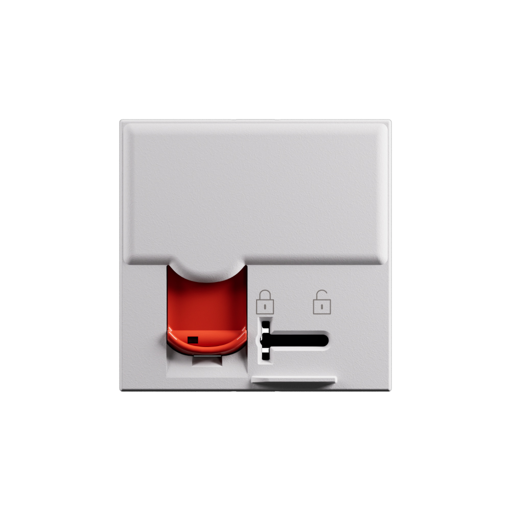 Arteor Advance - 2 modules RJ45 CAT6 UTP security socket matt white ...