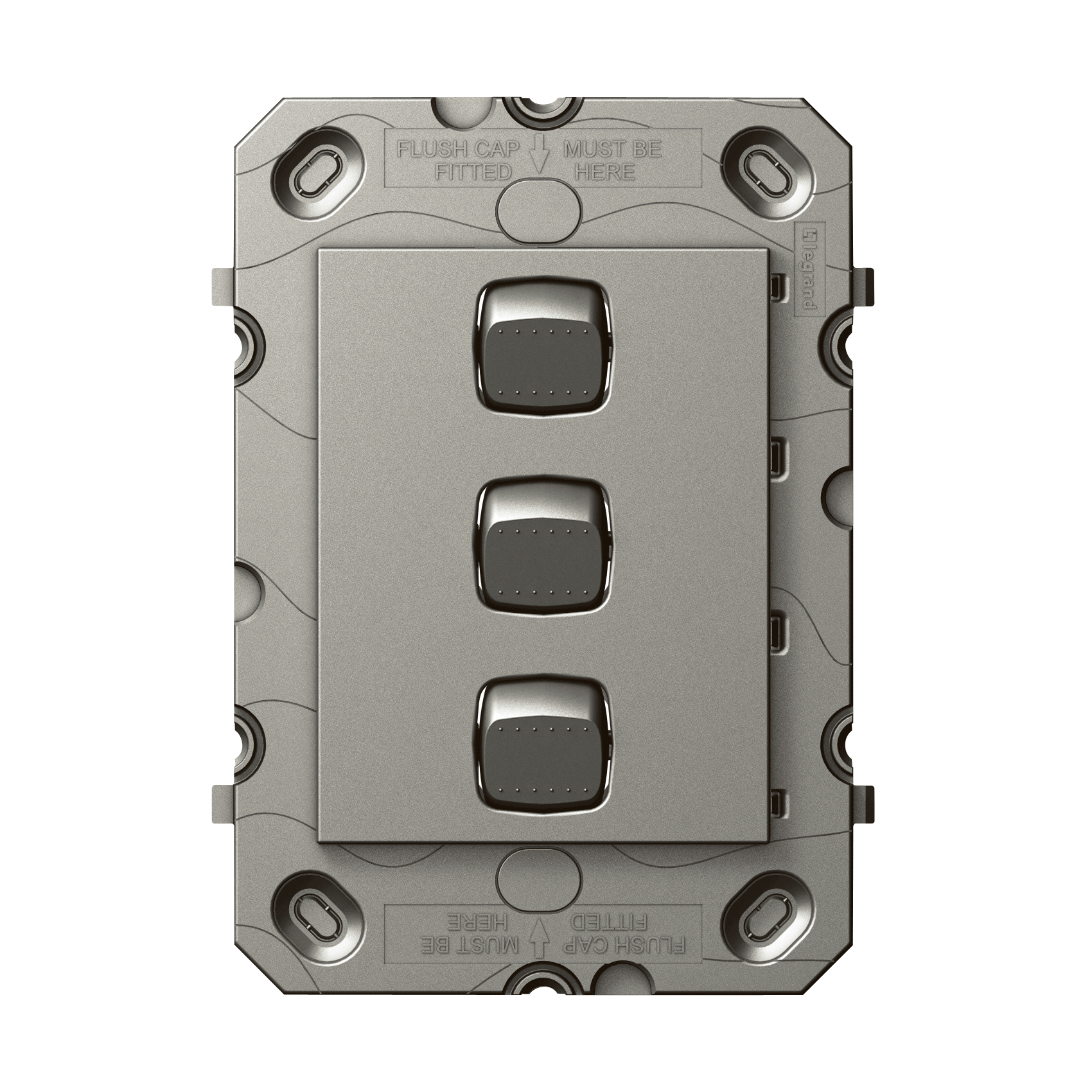 Legrand Arteor 16A 3 Gang 2 Way Single Pole Double Throw Vertical ...