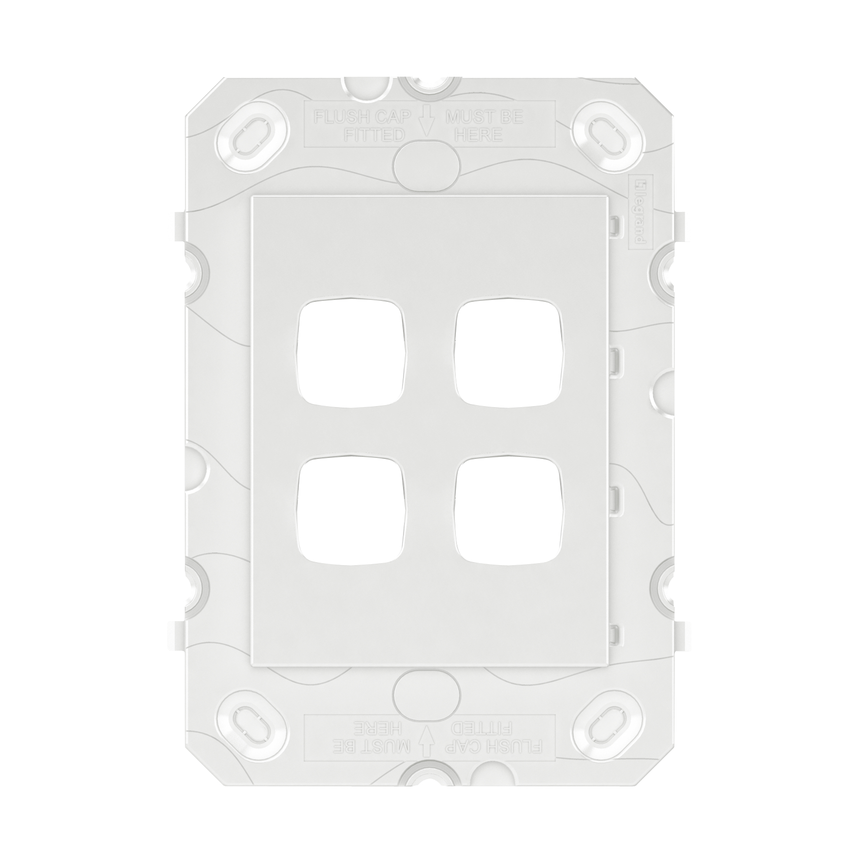 Legrand Arteor 16A 4 Gang 2 Way Single Pole Double Throw Vertical ...