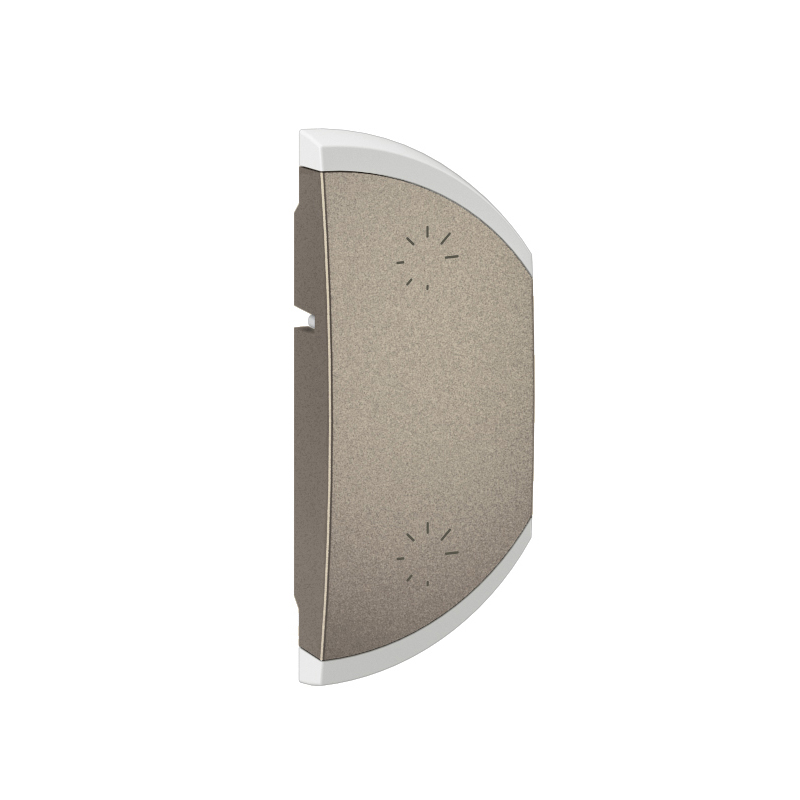 Plaque Plastron Legrand Mistral - 1 Module Argenté - Neuve Sous Blister