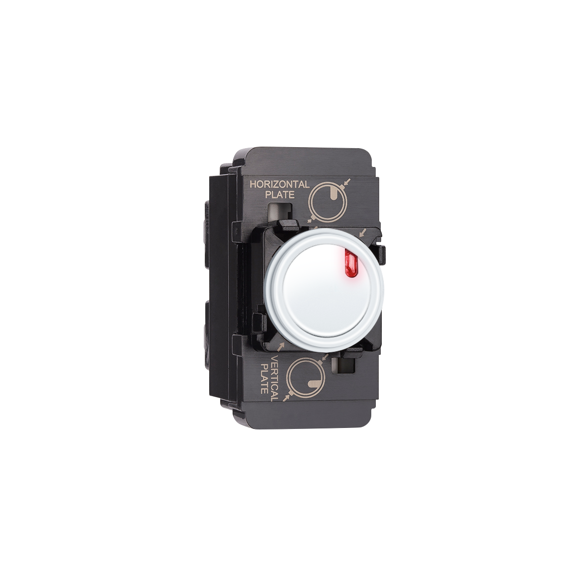 Excel Life 10A Momentary Push Button Mechanism with LED Indicator Gloss ...