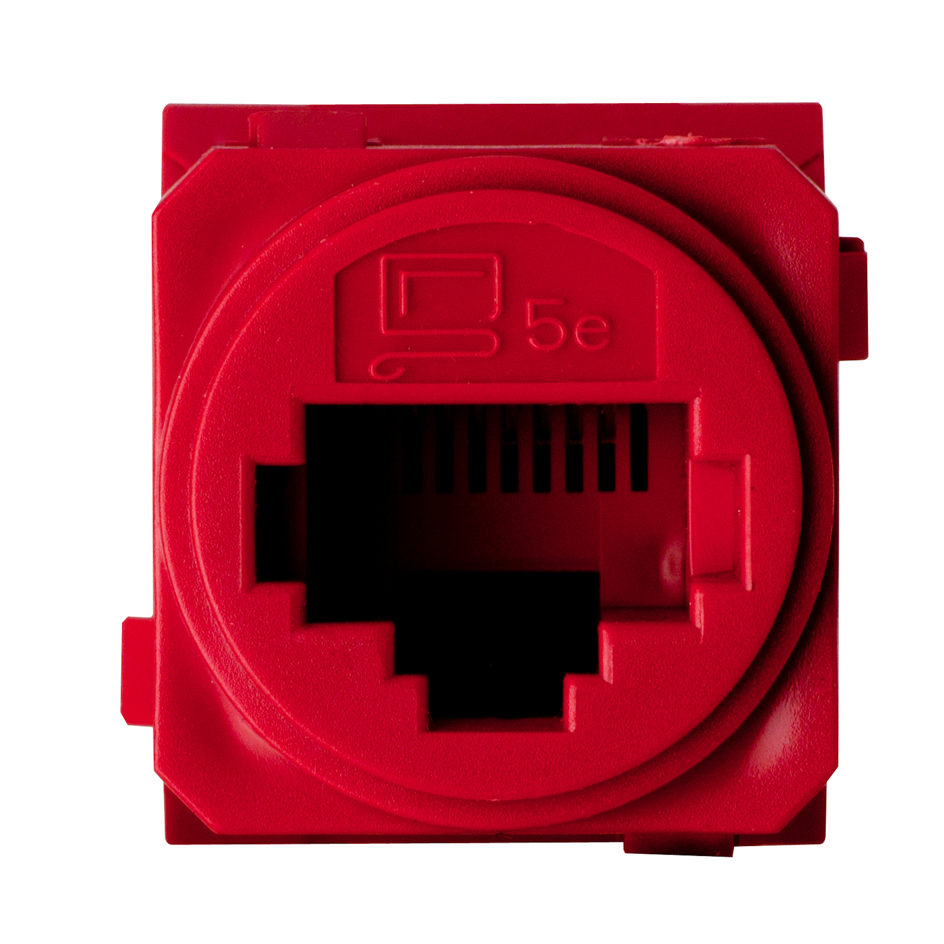 Excel Life Cat5e RJ45 Socket Red | EMRJ45C5ERD | 9321001400004 | Legrand