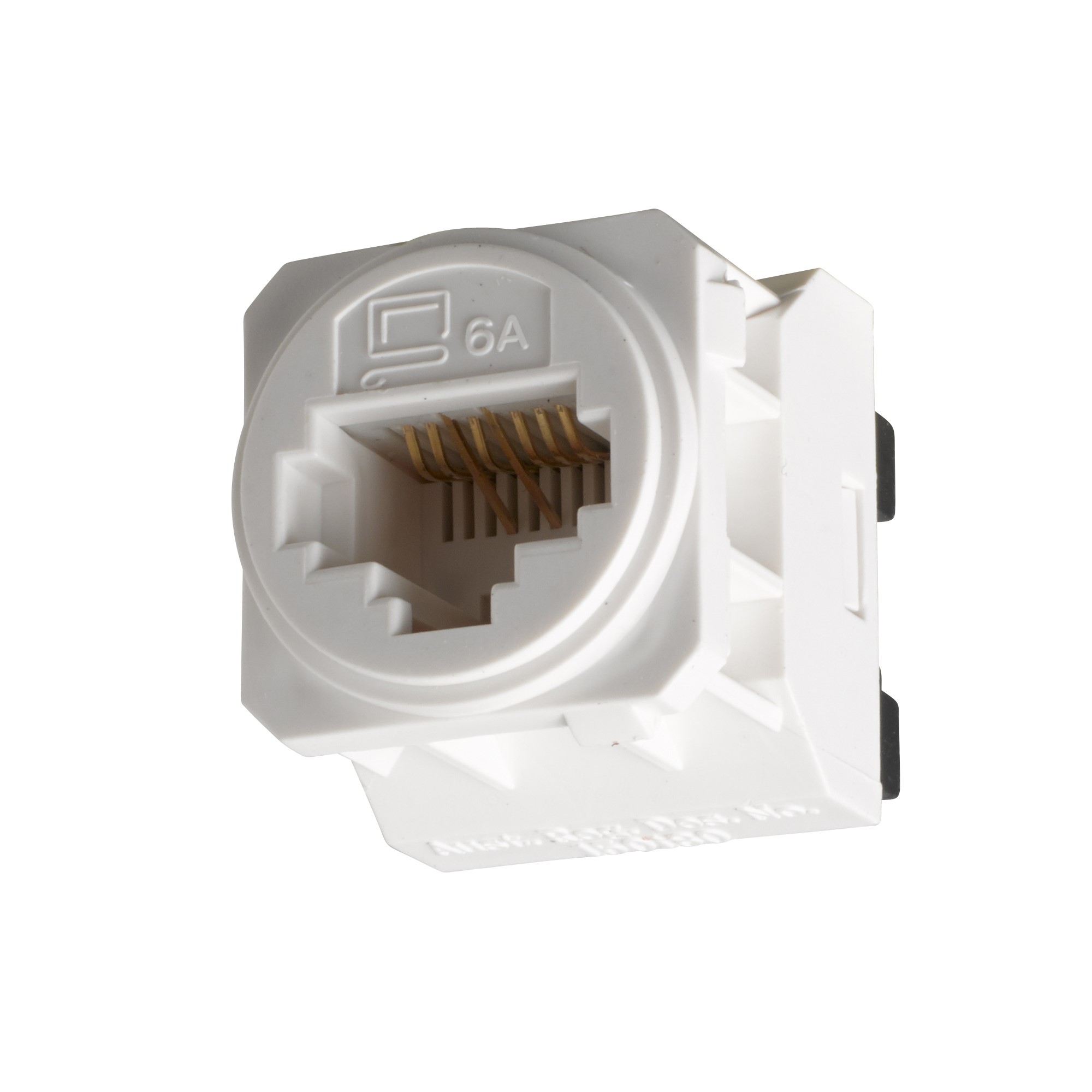 Excel Cat6a Female Rj45 Socket Color Code Excel Life Cat6A UTP 8 Contacts RJ45 Socket White | EMRJ45C6AWE ...