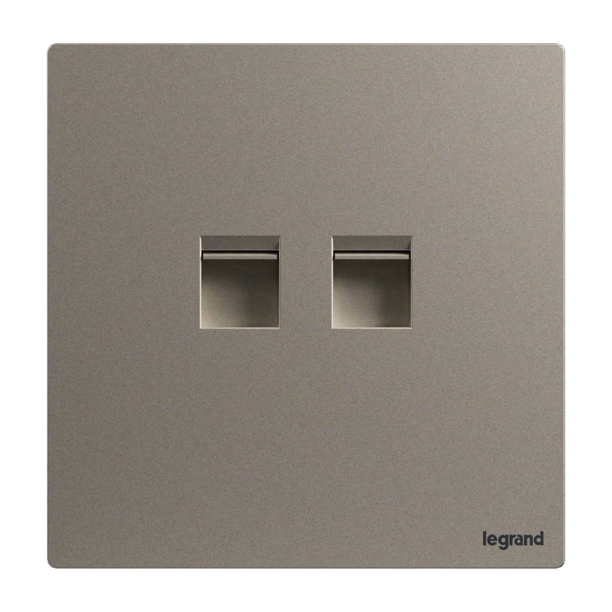 Galion Up - Keystone adaptor double champagne - Flush-mounted ...