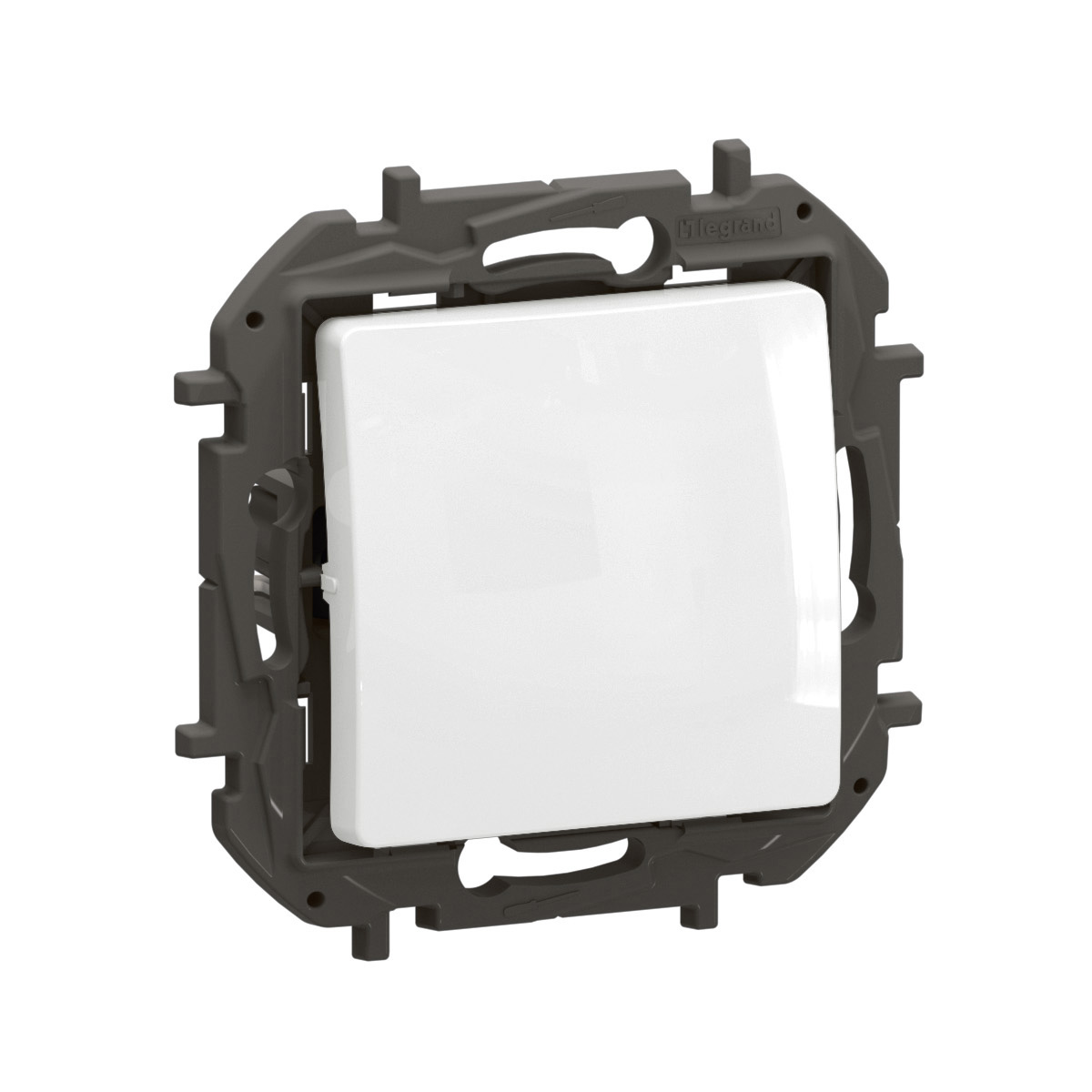 Niloé - One-way switch white - 10A 250V AC - Flush-mounted