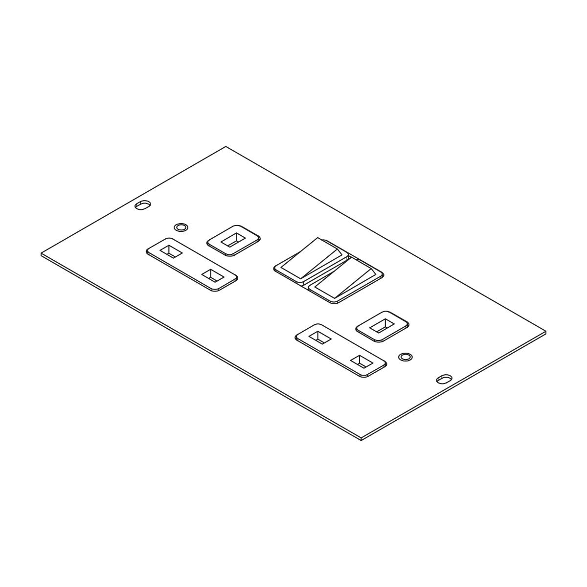 XGGYA Old Work Box,Plastic Junction for Switches,PVC Electrical 14 cuin Outlet Box,Old Work Box 1 Gang Deep,ETL Listed for Home Improvement,AWG Standard,Fire Rated for Two Hours(1 Pack