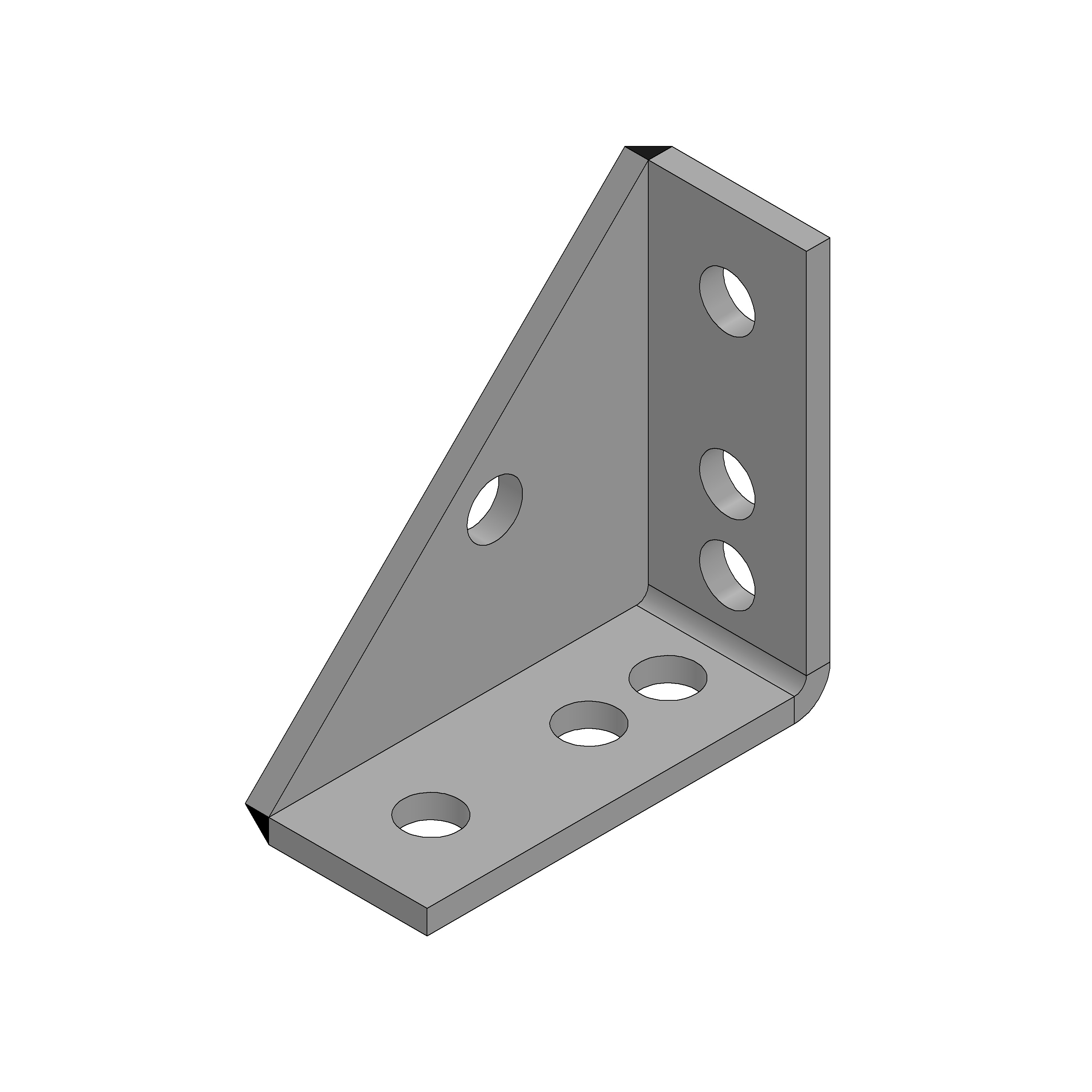 90 Degree Heavy Duty Hot Dip Galvanised Angle Fitting | EM2484HDG | MSS