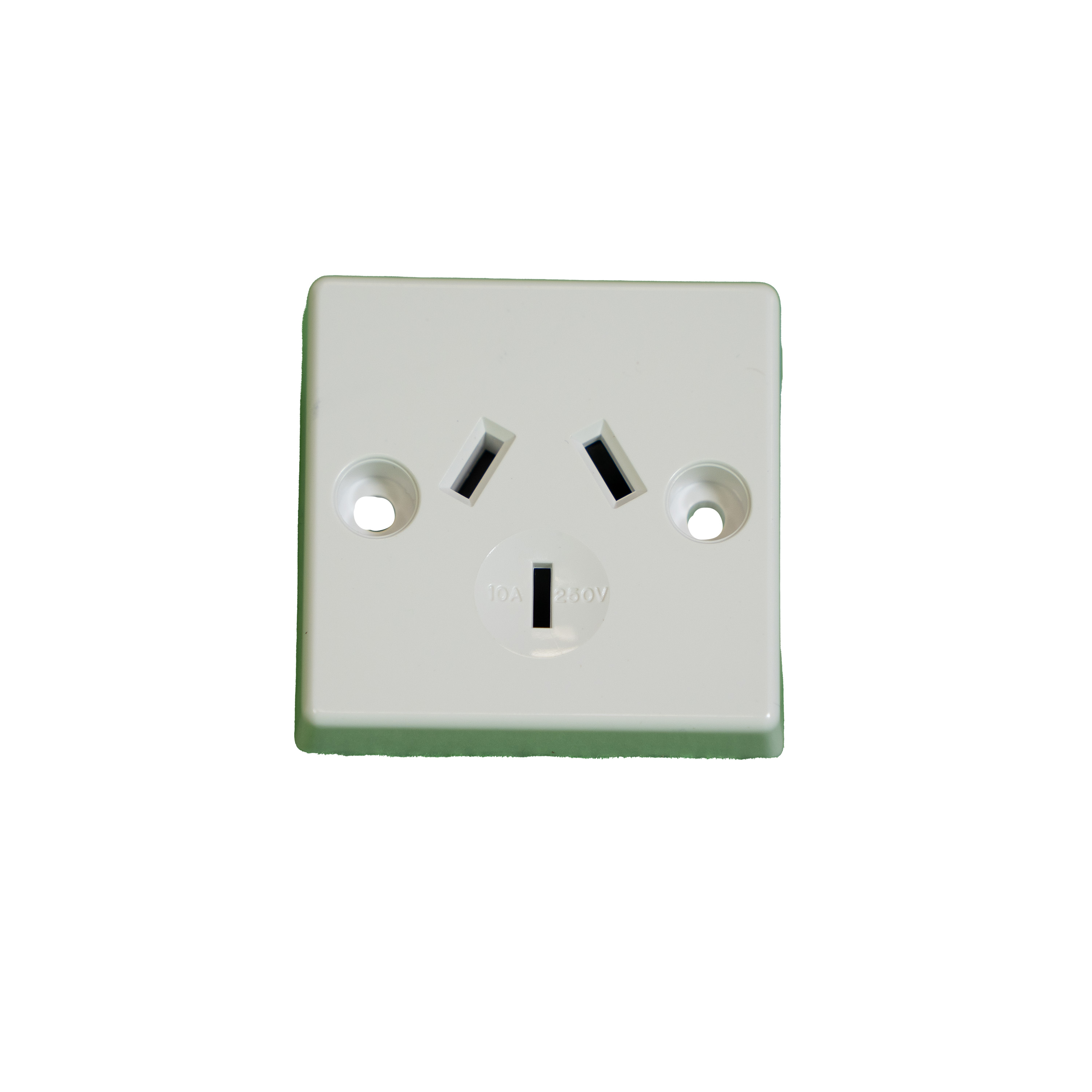 Surface Mount 230V Square Power Socket White | ST192