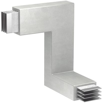 Double horizontal + vertical elbow RCP Al - In= 630A