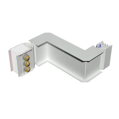 Double horizontal elbow XCP-HP (Al). Right Type 1 - In= 2000A