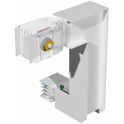 Double vertical and horizontal elbow XCP-HP (Al). Type 2 - In= 1000A