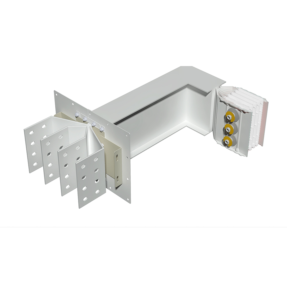 Exit bars element + horizontal elbow XCP-HP (Al). Type 3 - In= 1600A