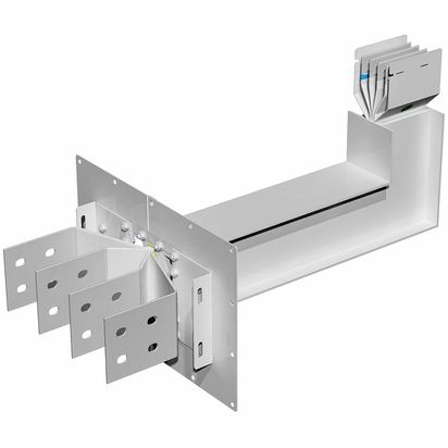Exit bars element + vertical elbow XCP-HP (Al). Type 2 - In= 800A