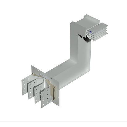 Exit bars element + vertical and horizontal elbow XCP-HP (Al). Type 3 - In= 2000A