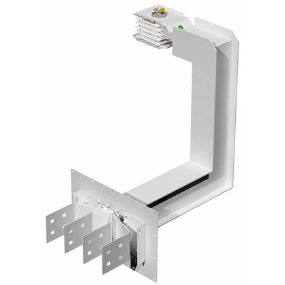 Exit bars element + vertical and horizontal elbow XCP-HP (Al). Type 8 - In= 630A