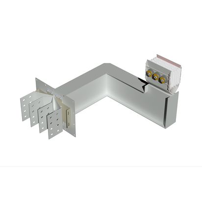 Exit bars element + horizontal and vertical elbow XCP-HP (Al). Type 6 - In= 2000A
