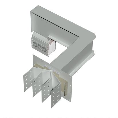 Exit bars element + horizontal and vertical elbow XCP-HP (Al). Type 7 - In= 2000A