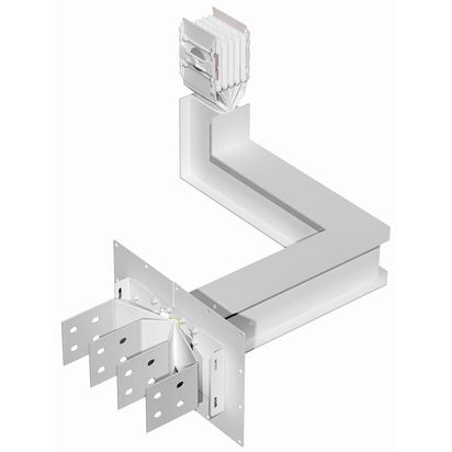 Exit bars element + horizontal and vertical elbow XCP-HP (Al). Type 8 - In= 1000A