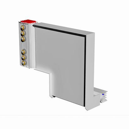 Double vertical and horizontal elbow XCP-HP (Al). Type 2 - In= 3200A