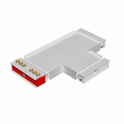 T vertical element XCP-HP (Al). Type 1 - In= 4000A