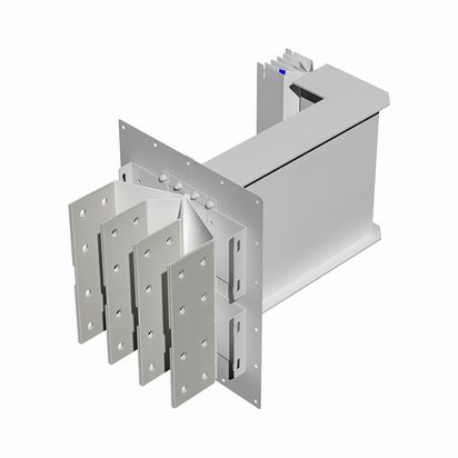 Exit bars element + horizontal elbow XCP-HP (Al). Type 2 - In= 2500A