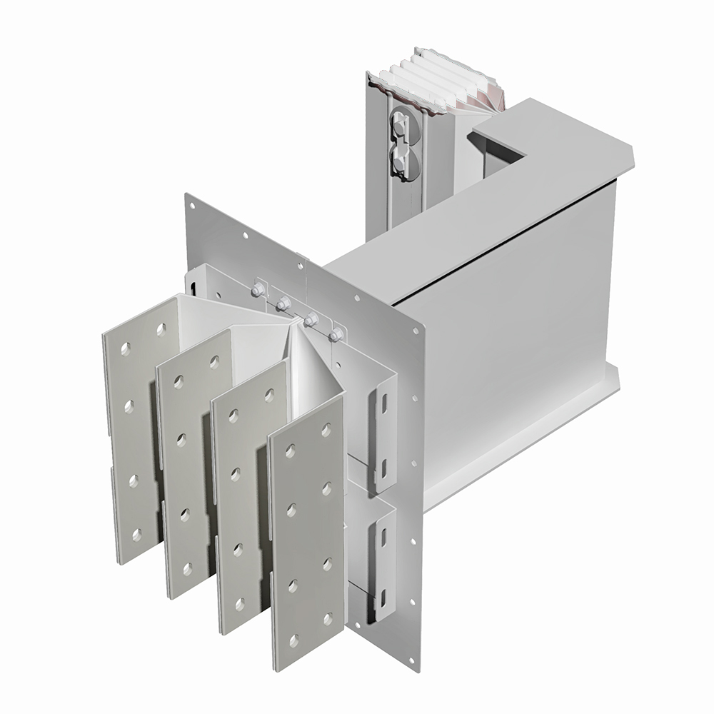 Exit bars element + horizontal elbow XCP-HP (Al). Type 4 - In= 2500A