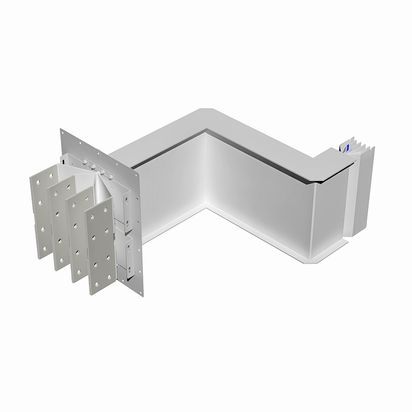 Exit bars element + double horizontal elbow XCP-HP (Al). Type 1 - In= 2500A