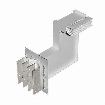 Exit bars element + vertical and horizontal elbow XCP-HP (Al). Type 3 - In= 2500A