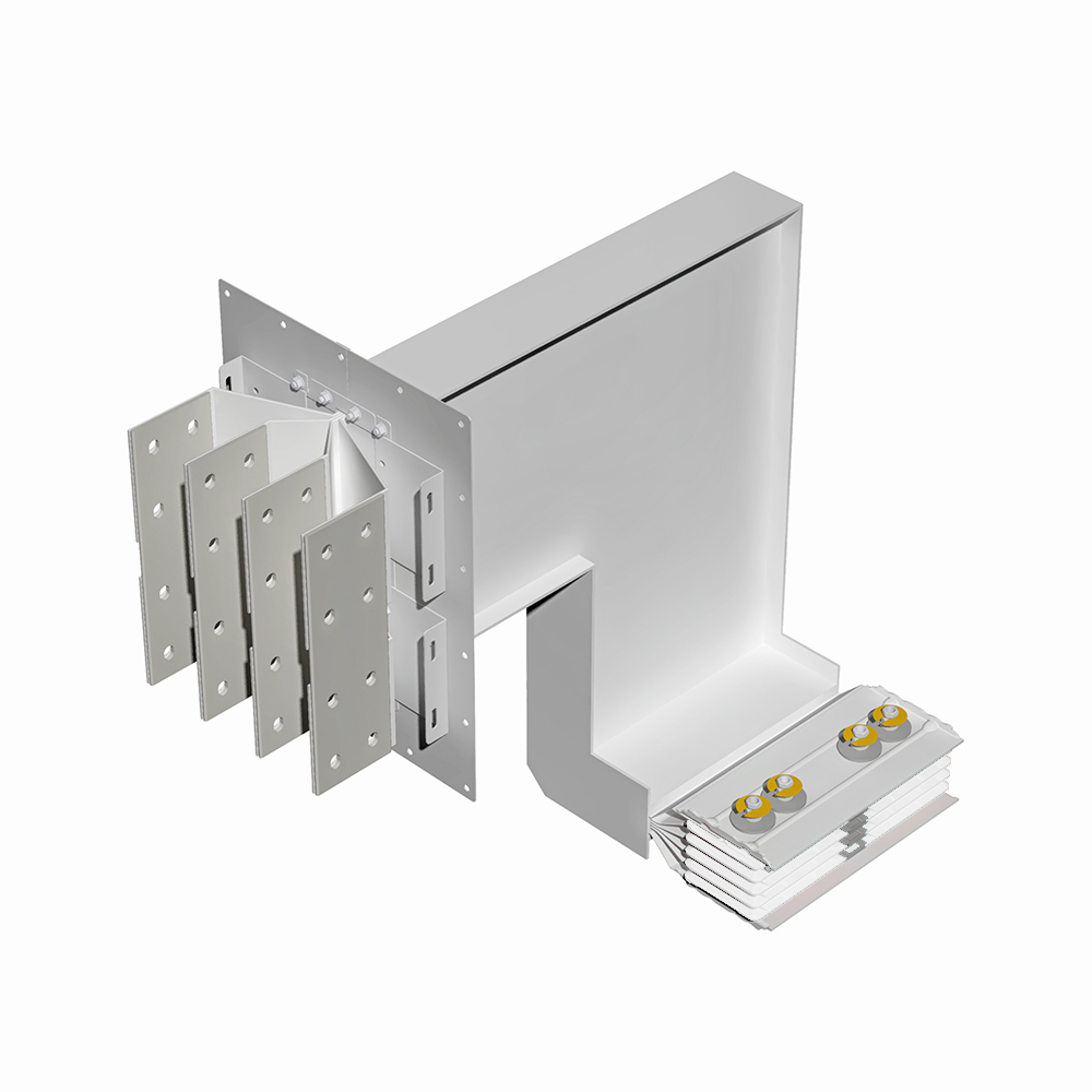 Exit bars element + vertical and horizontal elbow XCP-HP (Al). Type 5 - In= 2500A
