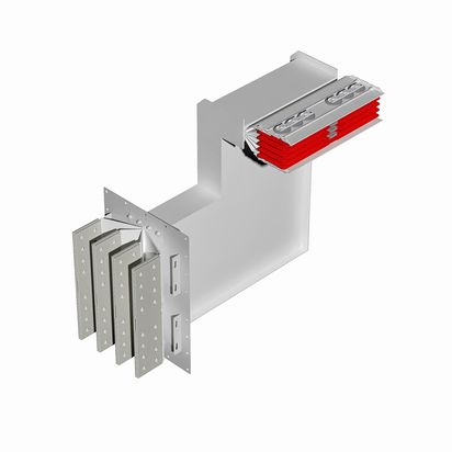 Exit bars element + vertical and horizontal elbow XCP-HP (Al). Type 7 - In= 3200A