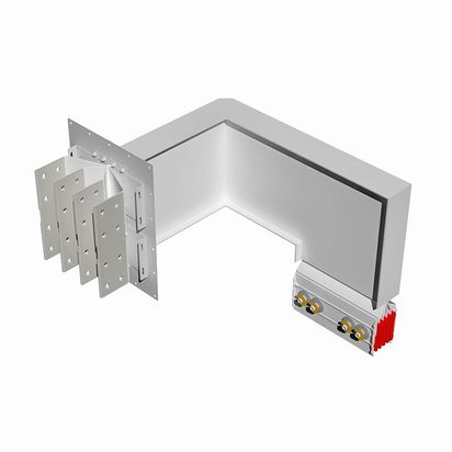 Exit bars element + horizontal and vertical elbow XCP-HP (Al). Type 5 - In= 2500A