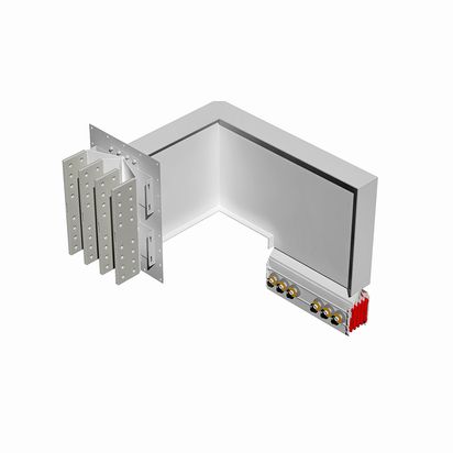 Exit bars element + horizontal and vertical elbow XCP-HP (Al). Type 5 - In= 4000A